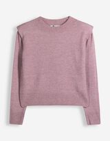 Pullover - &Uuml;berschnittene Schultern - Beere