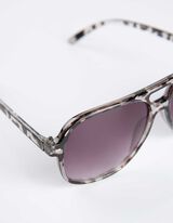 akiniai nuo saulės - Piloto forma - juodas