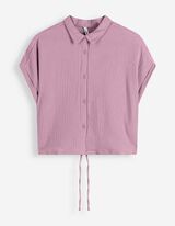 Hemd - Musselin - lila