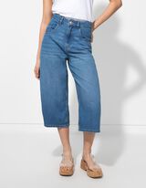 Kilote pantalone - Visoki struk - plava