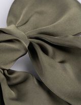 šnala za kosu - jednobojna - zeleno