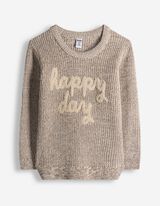 Pullover - Stickereien - beige