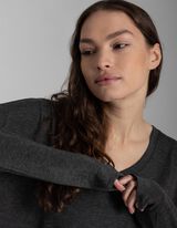 Zgornji del pižame - Delež viskoze - temno siva