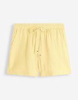 Shorts - Musselin - Hellgelb