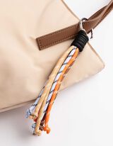 Tasche - Nylon - beige