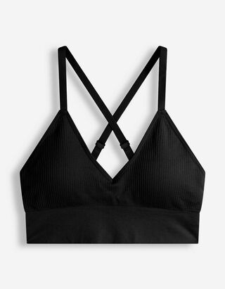 Bustier - &uuml;berwiegend nahtlos - Schwarz