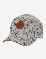 Berretto da baseball - Stampa allover - grigio