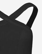 Majica bez rukava - Mje&scaron;avina viskoze - crna