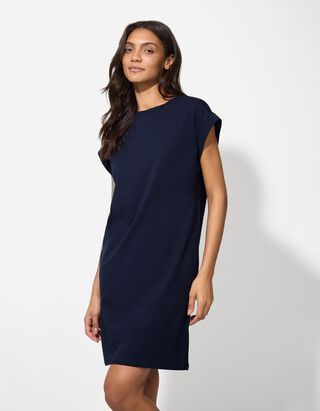 Abito - Lunghezza al ginocchio - blu scuro
