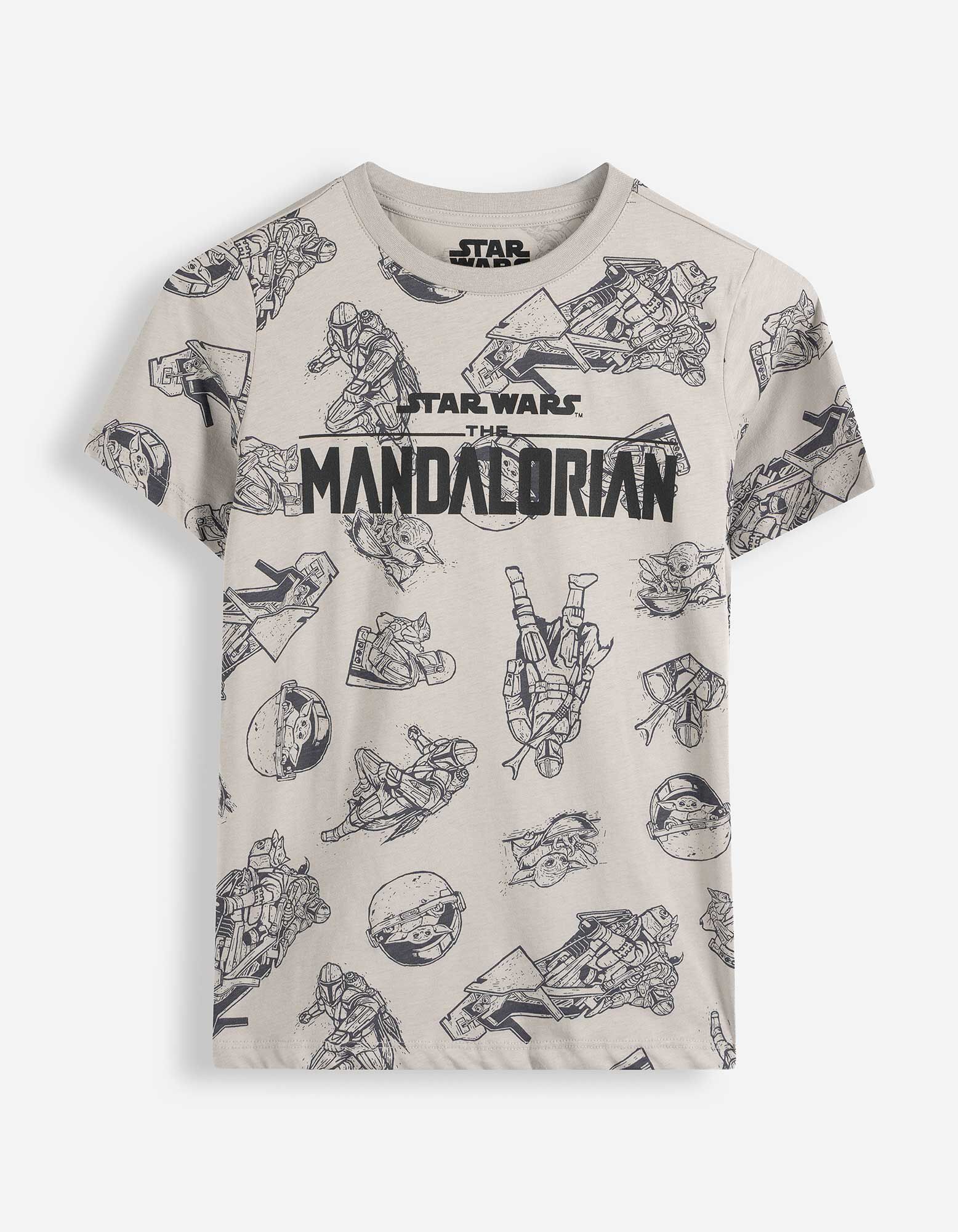 T-Shirt - Mandalorian - Hellgrau