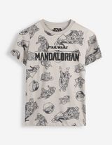 T-Shirt - Mandalorian - Hellgrau