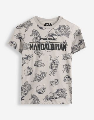 T-Shirt - Mandalorian - Hellgrau