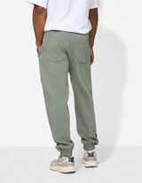 Jogpants - Kontraststreifen - gr&uuml;n