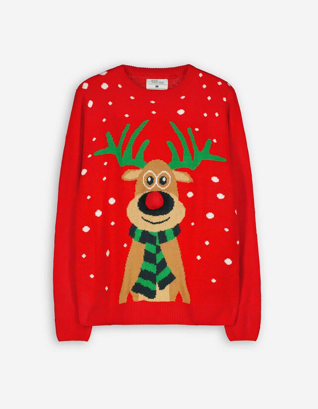 Maglione - Natale - rosso