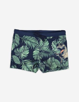 Badehose - Allover-Print - dunkelblau Badehose - Allover-Print - dunkelblau