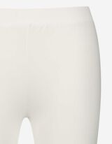 Kolesarske hlače - Me&scaron;anica bombaža - belo