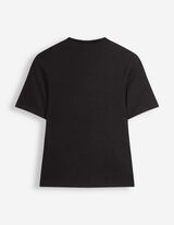 T-Shirt - Modal-Anteil - Schwarz