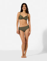Bikinitop - Verstellbare Tr&auml;ger - Khaki