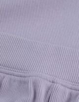 Pyjama Set aus Shirt und Shorts - einfarbig - lila