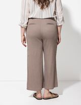 Hose - einfarbig - beige