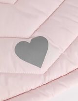 Gewatteerde jas - Reflecterend - roze