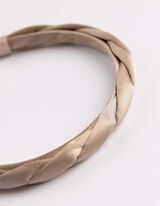 Ozdoba do vlasů  - Měkký materiál - béžová