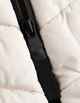 Steppweste - Steppnähte - weiß