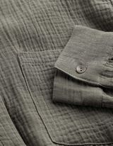 Bluse - einfarbig - gr&uuml;n