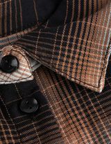 Bluse - Ärmel mit fixiertem Aufschlag - schwarz