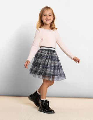 Rock - Lurex - grau Rock - Lurex - grau