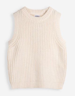 Pullunder - Strick - Off-White