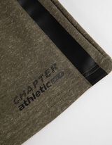 &Scaron;orts - Kontrastne pruge - tamno-zelena