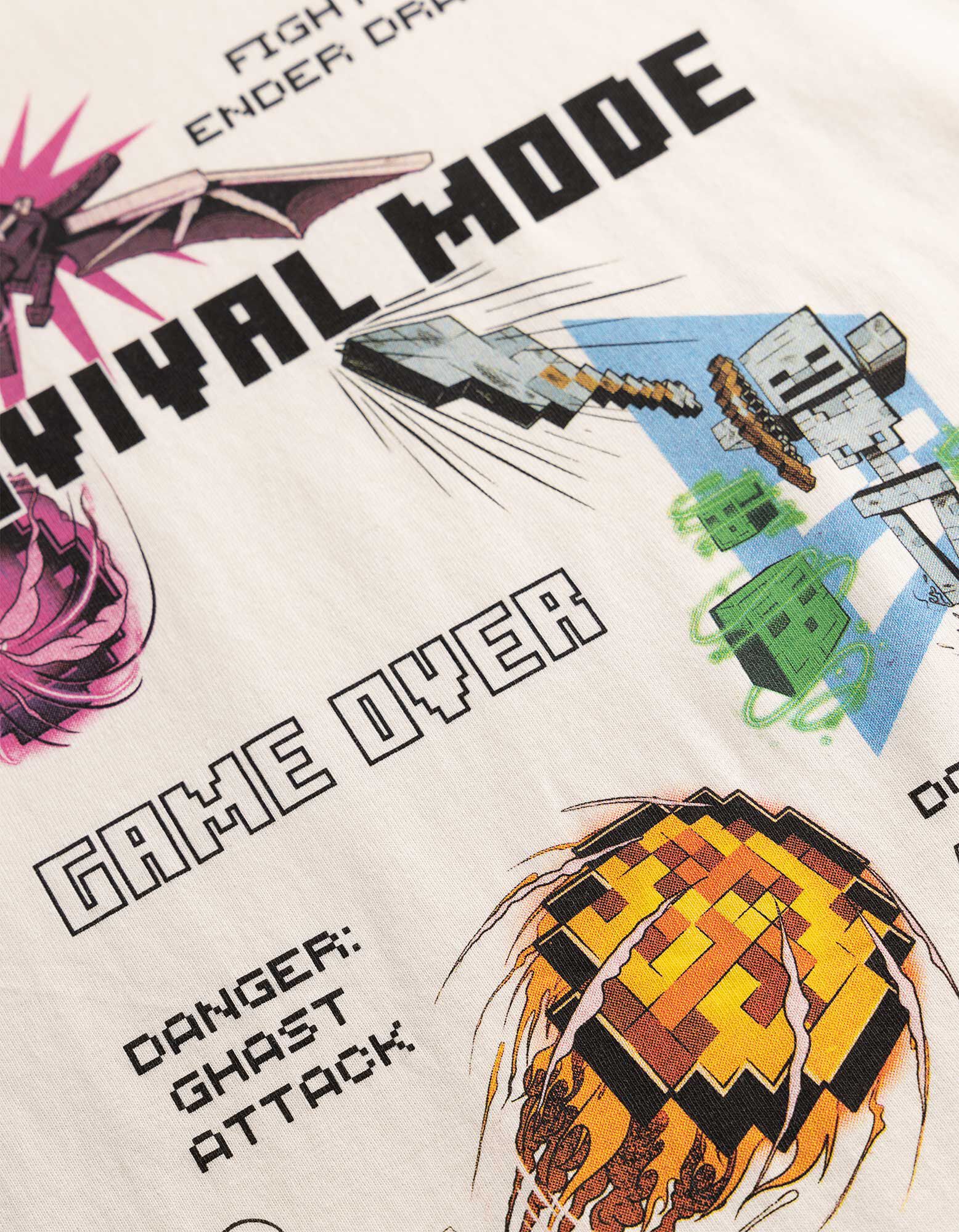 Shirt - Minecraft - Off-White