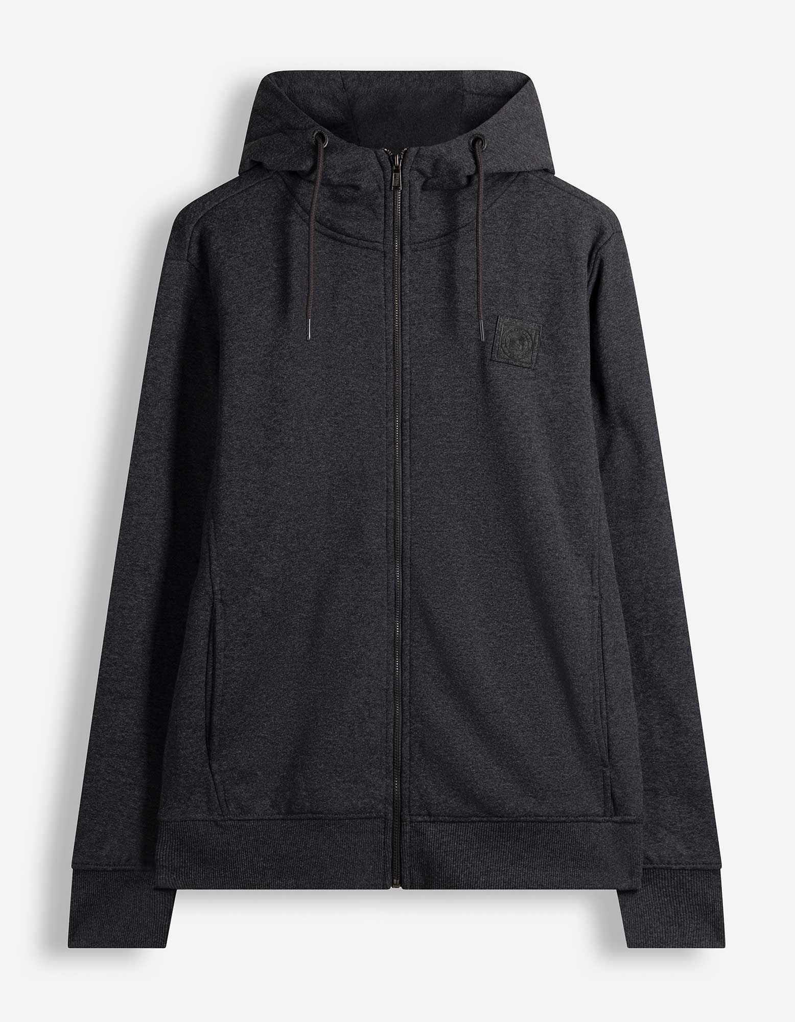 Sweatjacke - Kapuze - Dunkelgrau