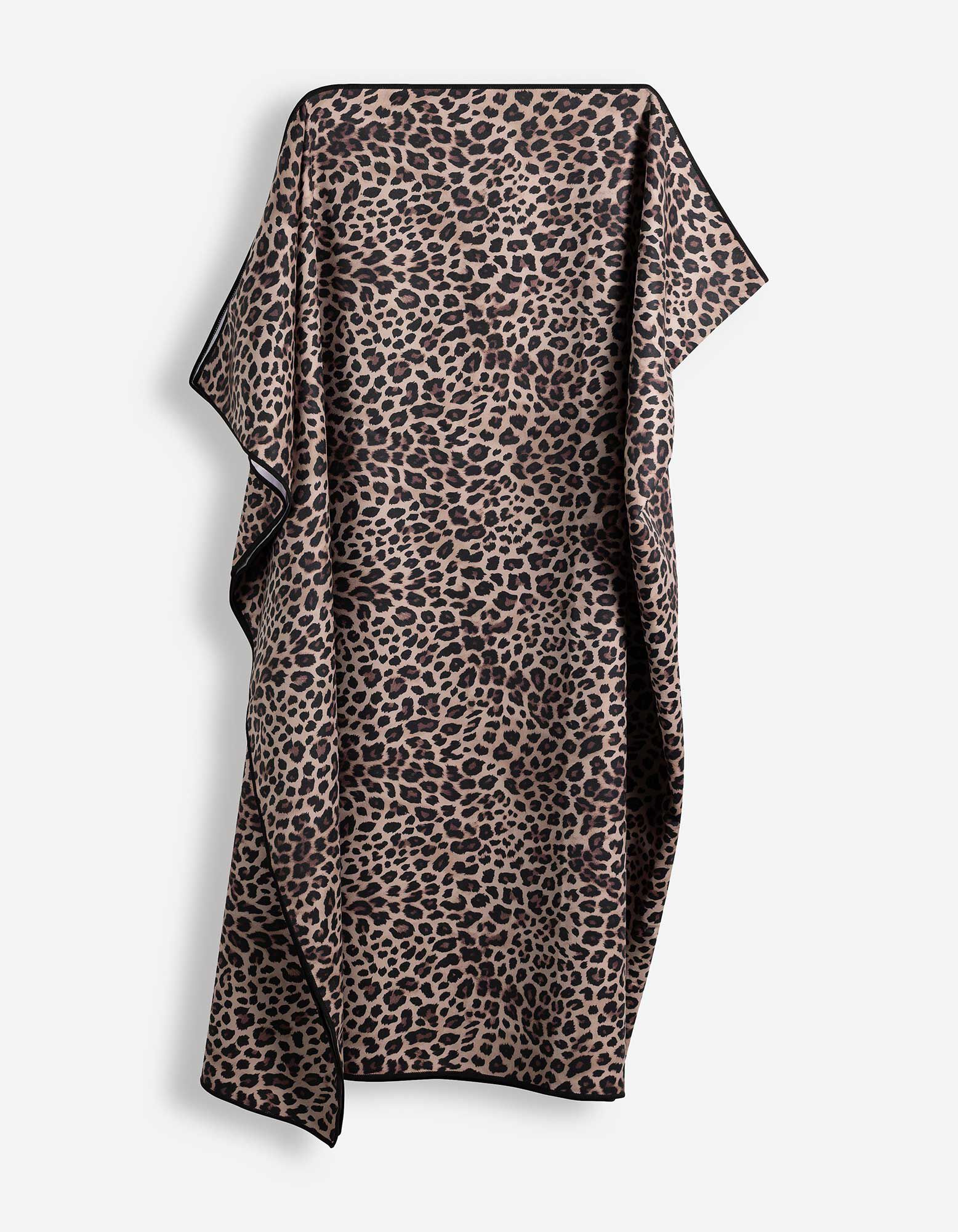 serviette de bain - boucle &eacute;lastique - Brun