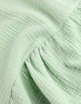 Haljina-košulja - muslin - svijetlo zelena