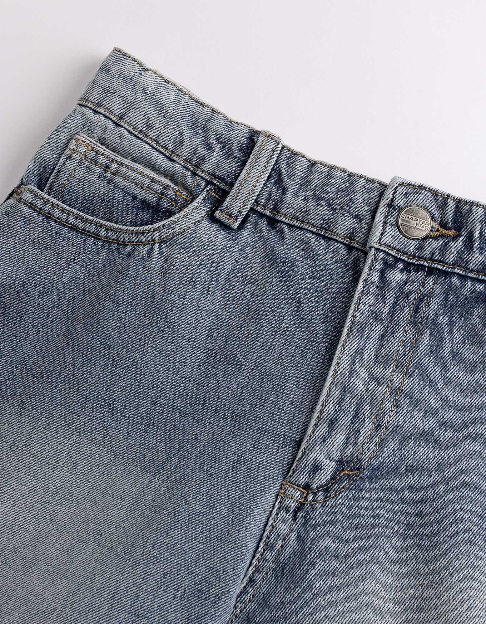 Jeans - Baggy Fit - blau