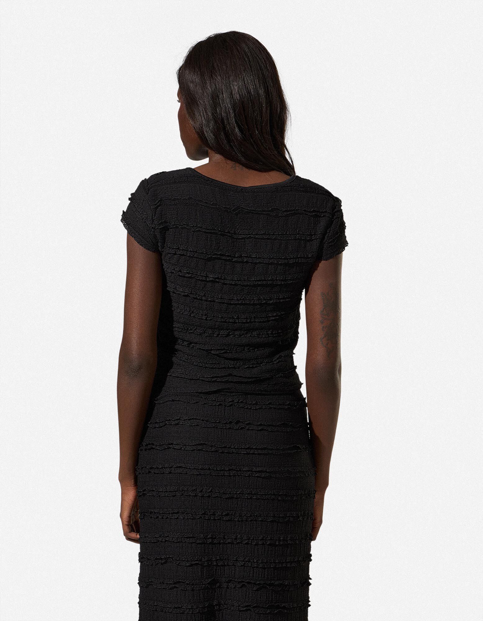Cropped Shirt - Cropped - Schwarz