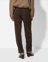 Broek - Corduroy - donkerbruin