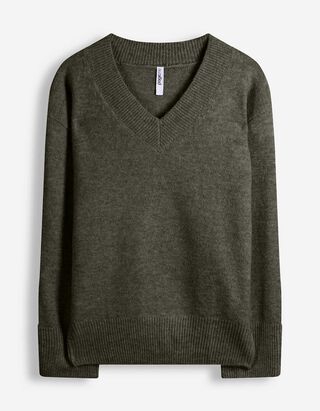 Pullover - Oversized Fit - Khaki