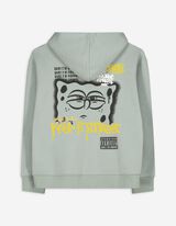 Pulover s kapuco - Spuži Kvadratnik - siva