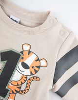 Zestaw bluza i spodnie - nadruk - bez