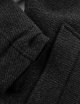 Cappotto - Effetto lana - Grigio scuro