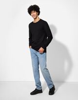 Pulovr - Směs s viskózou - cerná