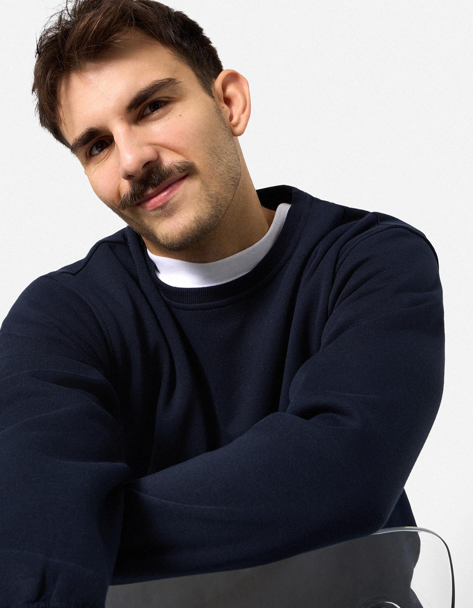 Sweatshirt - Relax Fit - blau
