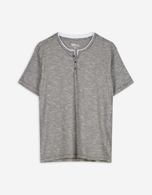 T-Shirt - Regular Fit - dunkelgrün