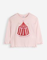 Maglia a manica lunga - Cotone - Rosa chiaro