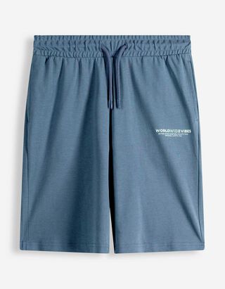 Bermudy  - Piqu&eacute; - tmave modra