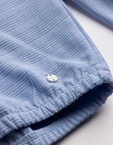 Langarmshirt - Fledermaus&auml;rmel - hellblau