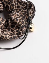 Haargummi - Leopardenmuster - braun